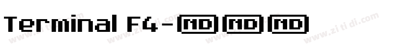 Terminal F4字体转换